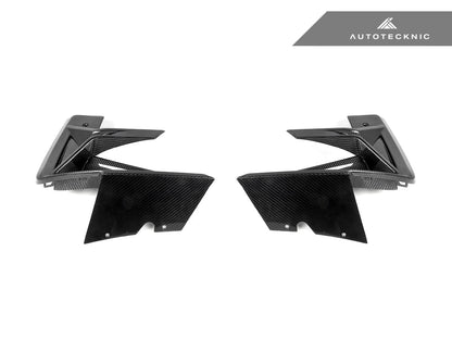 AutoTecknic Dry Carbon Front Bumper Trim Set - BMW F97 X3M LCI | F98 X4M LCI