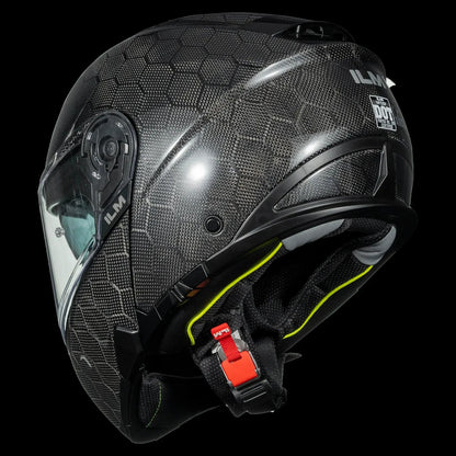 ILM Carbon Fiber Motorcycle Modular Helmets DOT ECE Model MF529F
