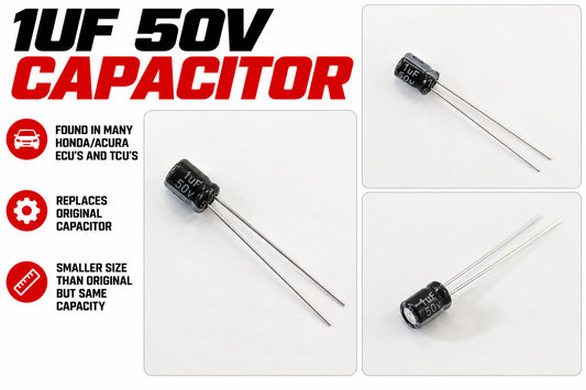1µF 50V Capacitor for Honda / Acura ECU &amp; TCU