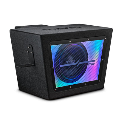 Polaris RZR PRO/XP 10" Bandpass Subwoofer Enclosure for Rear Cargo Box with Digital LED Lights | EXL-X10.2D Preloaded