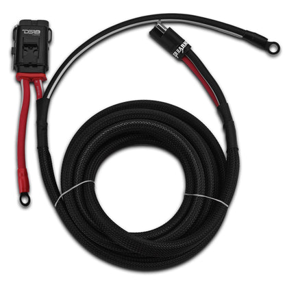 UTV 6-Gauge Power Harness Kit – 12ft Power & Ground Cables with Water-Resistant Fuse Holder for 4-Door UTVs