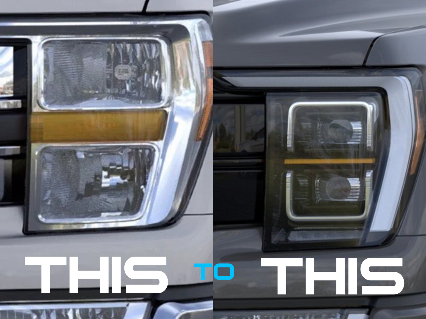 2021-2023 F-150 Headlight Conversion Harness (Halogen to Projector LED)
