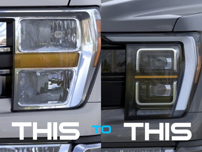2021-2023 F-150 Headlight Conversion Harness (Halogen to Projector LED)