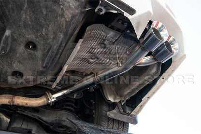 2018-2024 Toyota Camry Muffler Delete Axle Back Quad Burnt Tips Exhaust