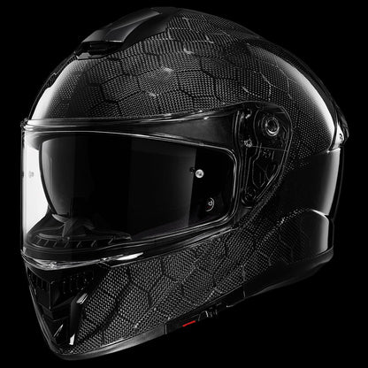 ILM Full Face Motorcycle Carbon Fiber Helmet Model 861C
