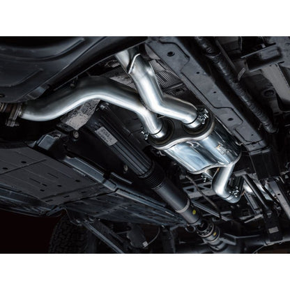 AWE Tuning 2022+ Ford Bronco Raptor 4WD Dual BashGuards Cat-Back SwitchPath Exhaust (No Tips)
