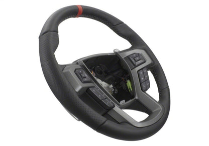 Ford Performance Parts 2015-2017 F-150 Raptor Performance Steering Wheel Kit - Red Sightline