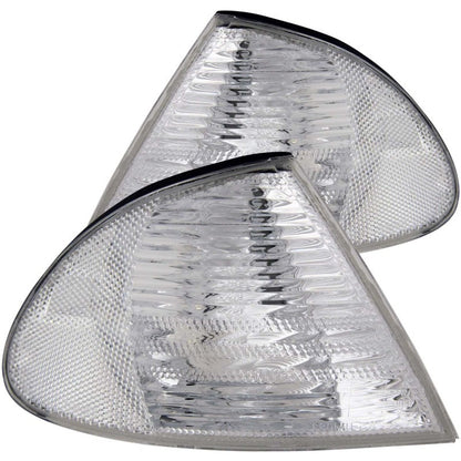 Anzo Corner Lights 1999-2001 BMW 3 Series E46 Euro Corner Lights Chrome