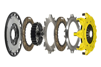 ACT 85-92 Mazda RX-7 FC Push Type Mod-Twin 225 XT Rigid Street Clutch Kit T2S-MZ02