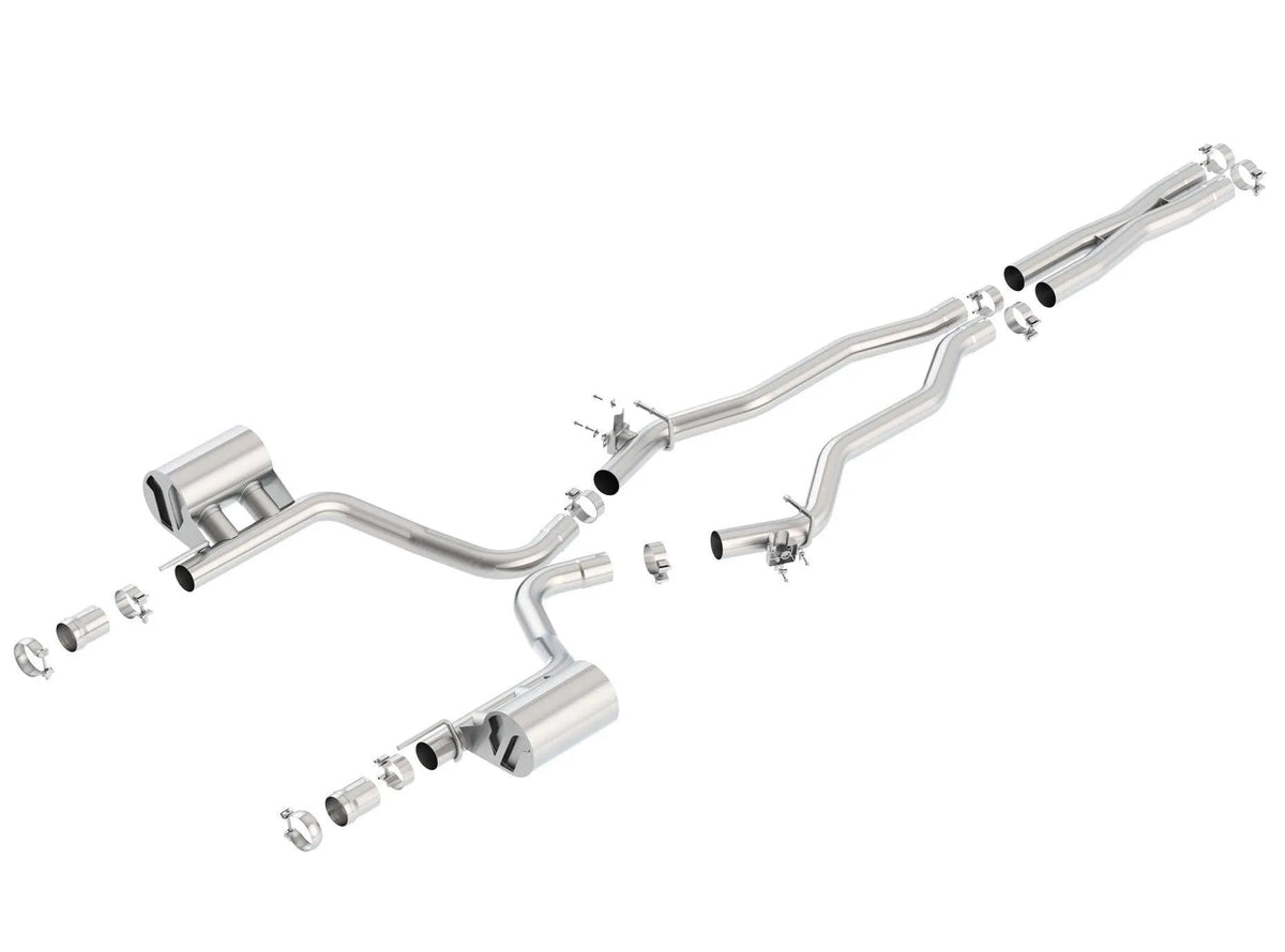 Borla ATAK Catback Exhaust 2015-2023 Dodge Challenger Scat Pack W/ Active Exhaust Valve Simulators