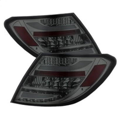 Spyder Mercedes Benz W204 C-Class 08-11 LED Tail Lights Incandescent - Smke ALT-YD-MBZC08-LED-SM 5072696
