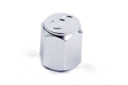 Dinan Valve Stem Caps Silver / Aluminum