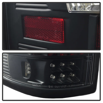 SPYDER Xtune Ford F150 Styleside 04-08 (Not Fit Heritage & SVT) LED Tail Lights Black ALT-ON-FF15004-LED-BK 5012890