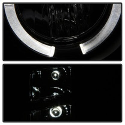 Spyder GMC Sierra 1500/2500 07-13 Projector Headlights LED Halo- LED Blk Smke PRO-YD-GS07-HL-BSM 5078506