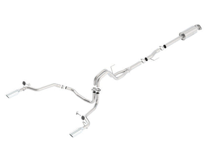 Borla 15-16 Ford F-150 3.5L EcoBoost Ext. Cab Std. Bed Catback Exhaust ATAK Single Split Rear Exit 140616