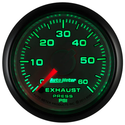 AutoMeter Gauge Exhaust Press. 2-1/16in. 60PSI Stepper Motor Ram Gen 3 Factory Match 8592