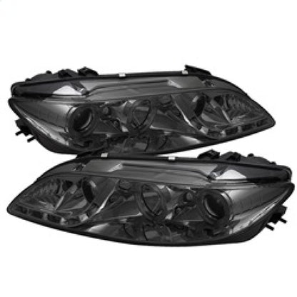 Spyder Mazda 6 03-05 With Fog Lights Projector Headlights LED Halo DRL Smke PRO-YD-M603-FOG-DRL-SM 5042545