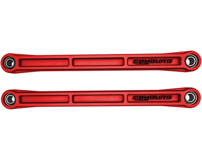 Camburg Ford Bronco 21-23 KINETIK Series Rear Billet Lower Trailing Arm Kit (Red) CAM-120032-RED