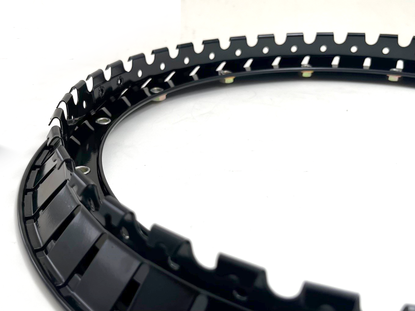 Simulated Bead Lock Hubcap Rings - 15" Black