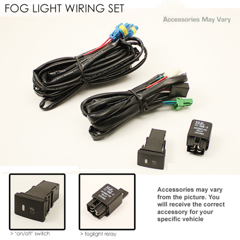 Spyder Mazda 3 2.5L 2010-2011 (excluding Speed3 Models)OEM Fog Lights w/Switch Clear FL-MM32010-C 5070456