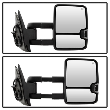 SPYDER xTune Chevy Silverado 07-13 Heated Amber LED Signal Mirrors Chrome MIR-CSIL07S-G3C-PWH-AM-SET 9936760