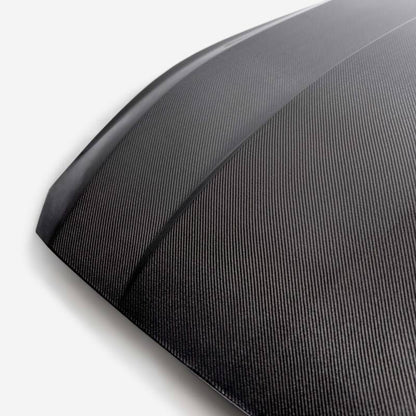 Anderson Composites 2024 Ford Mustang Type-CJ Double-Sided Carbon Fiber Cowl Hood AC-HD24FDMU-CJ-DS
