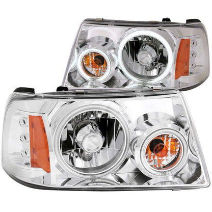 Anzo 2001-2011 Ford Ranger Projector Headlights w/ Halo Chrome (CCFL) 1 pc