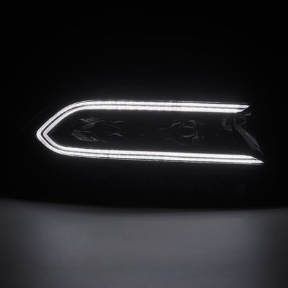 AlphaRex 15-23 Dodge Charger LUXX-Series LED Proj Headlights Black w/Activtn Lgt & Seq.Sig / SB DRL 880599 *Discontinued