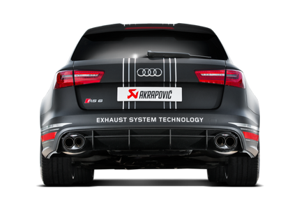Akrapovic 14-17 Audi RS6 Avant (C7) Evolution Line Cat Back (Titanium) w/ Carbon Tips S-AU/TI/3H