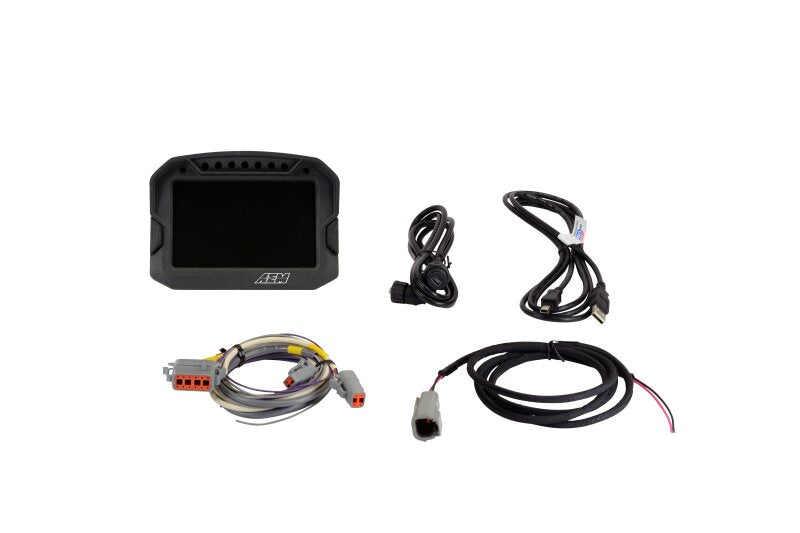 AEM CD-5LG Carbon Logging Digital Dash Display w/ Internal 10Hz GPS & Antenna