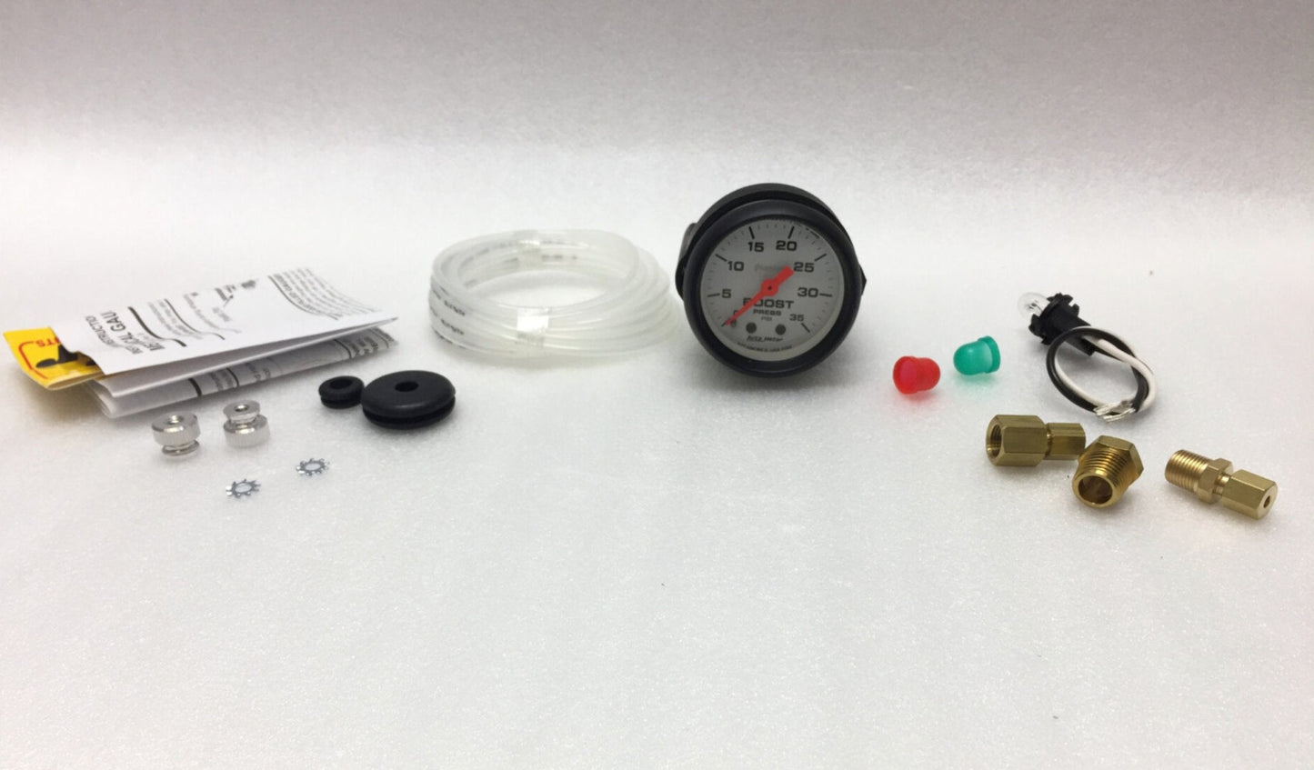 2-1/16" Mechanical Boost Gauge, 0-35 PSI,  phantom
