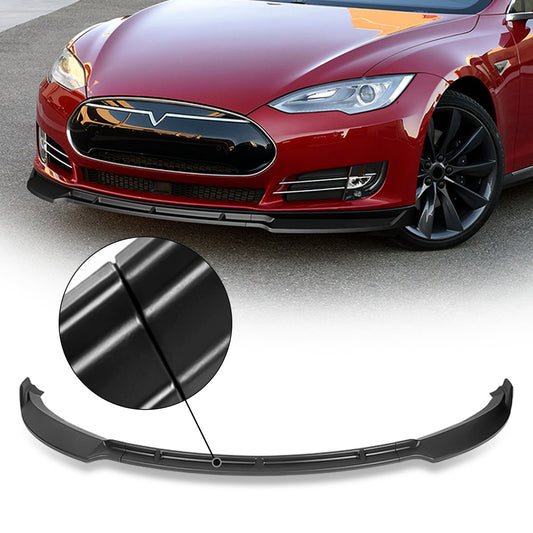 GEN PERFORMANCE 12-16 TESLA MODEL S STP-STYLE MATTE BLACK FRONT LIP