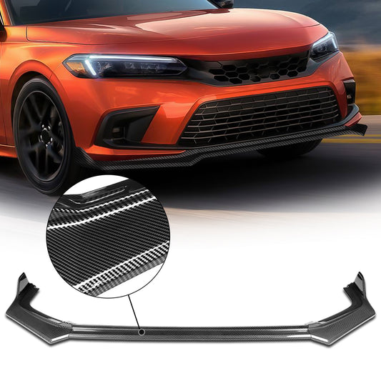 GEN PERFORMANCE 22-24 HONDA CIVIC SEDAN TYPE-R STYLE CARBON FIBER LOOK FRONT BUMPER LIP