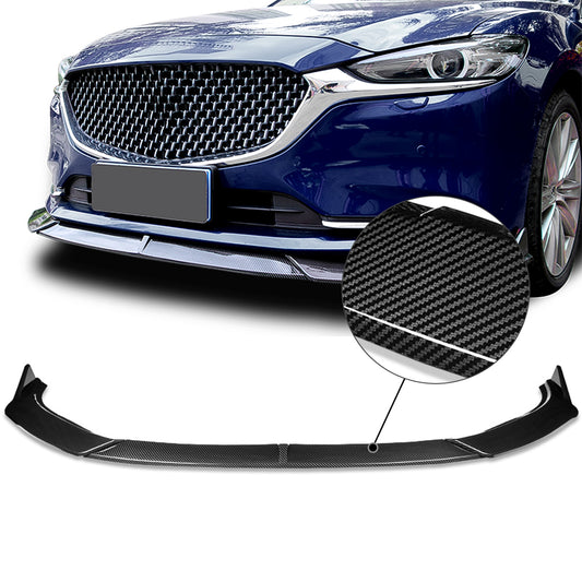 GEN PERFORMANCE 19-21 MAZDA 6 CARBON FIBER LOOK FRONT BUMPER LIP KIT