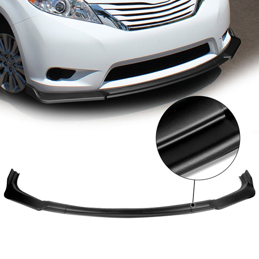 GEN PERFORMANCE 11-15 TOYOTA SIENNA MATTE BLACK FRONT BUMPER LIP