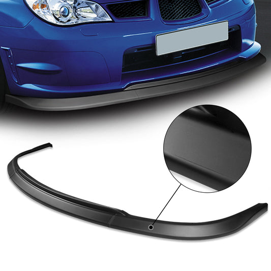 GEN PERFORMANCE 06-07 IMPREZA WRX STI CS2-STYLE MATTE BLACK FRONT BUMPER LIP