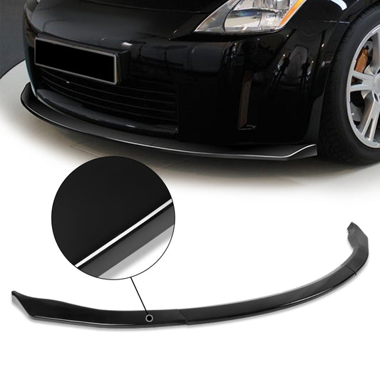 GEN PERFORMANCE 06-09 NISSAN 350Z GT-STYLE GLOSS BLACK FRONT BUMPER LIP