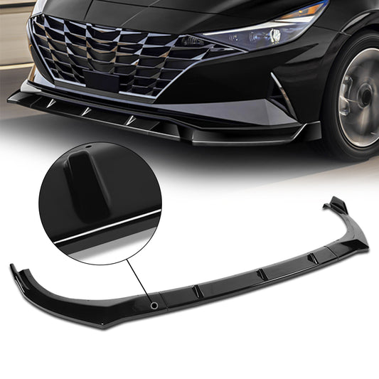 GEN PERFORMANCE 21-22 ELANTRA STP-STYLE GLOSS BLACK FRONT BUMPER LIP