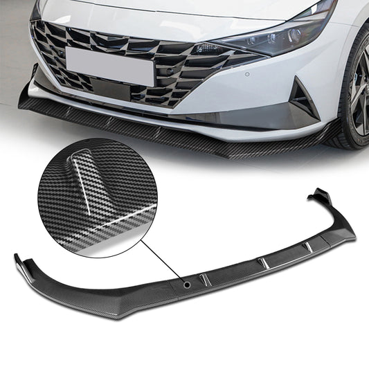 GEN PERFORMANCE 21-22 ELANTRA STP-STYLE CARBON FIBER LOOK FRONT BUMPER LIP