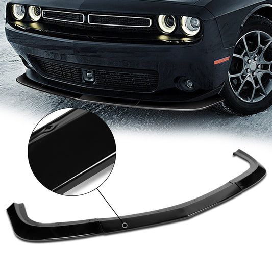 GEN PERFORMANCE 15-22 DODGE CHALLENGER SXT GLOSS BLACK FRONT BUMPER LIP