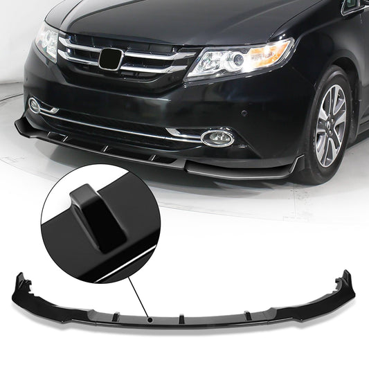 GEN PERFORMANCE 11-17 HONDA ODYSSEY CK-STYLE GLOSSY BLAKC FRONT BUMPER LIP