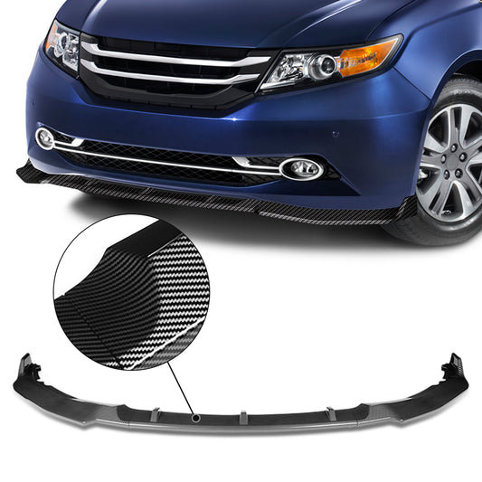 GEN PERFORMANCE 11-17 HONDA ODYSSEY CK-STYLE CARBON FIBER LOOK FRONT BUMPER LIP