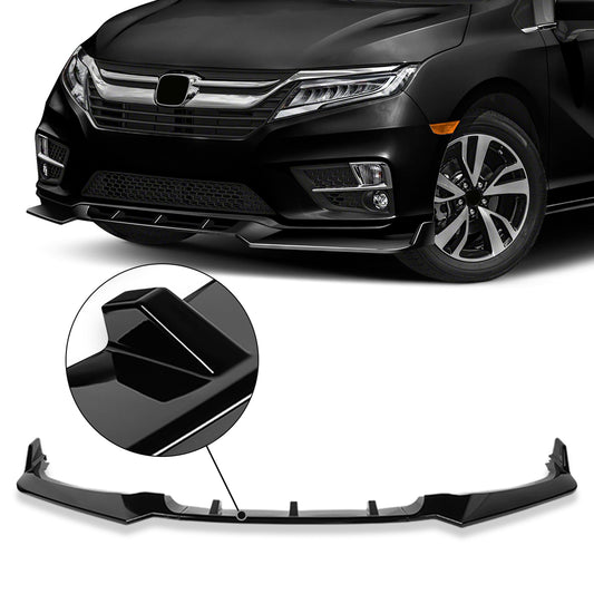 GEN PERFORMANCE 18-20 HONDA ODYSSEY CK-STYLE GLOSSY BLACK FRONT BUMPER LIP