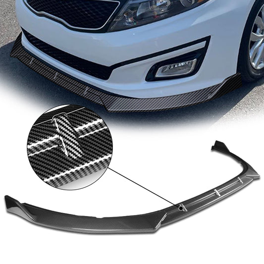 GEN PERFORMANCE 14-15 OPTIMA STP-STYLE CARBON FIBER LOOK FRONT BUMPER SPOILER LIP