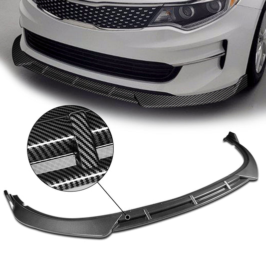 GEN PERFORMANCE 16-18 OPTIMA LX EX STP-STYLE CARBON FIBER LOOK FRONT BUMPER LIP