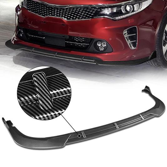GENN PERFORMANCE 16-18 OPTIMA S/SX/SXL CARBON FIBER LOOK FRONT LOWER BUMPER SPOILER LIP