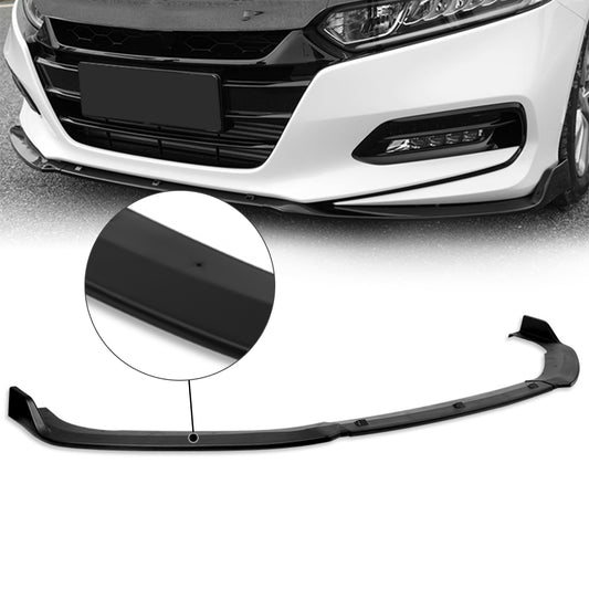 GEN PERFORMANCE 18-22 HONDA ACCORD SEDAN MATTE BLACK FRONT BUMPER LIP