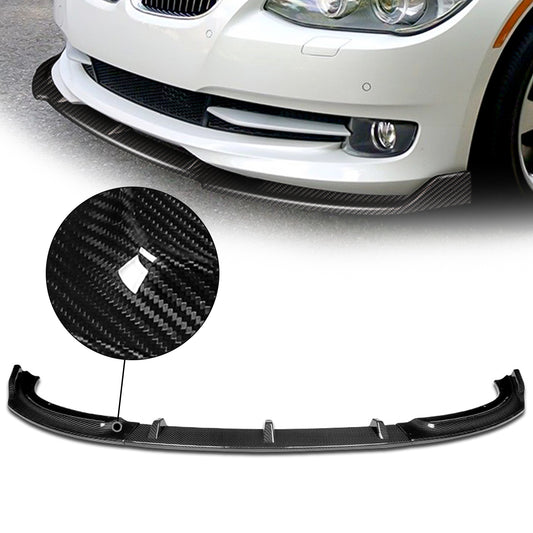 GEN PERFORMANCE 10-13 BMW 3-SERIES REAL CARBON FIBER FRONT BUMPER LIP