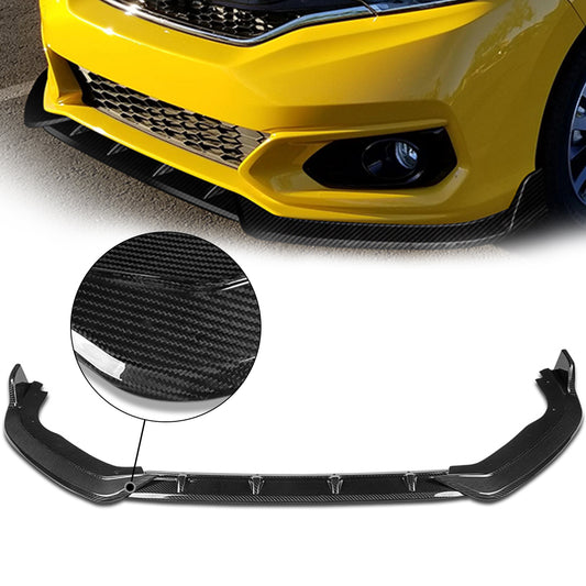 GEN PERFORMANCE 18-20 HONDA FIT REAL CARBON FIBER FRONT BUMPER LIP