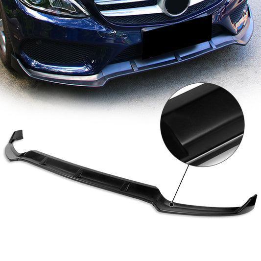 GEN PERFORMANCE 15-18 MERCEDES-BENZ C-CLASS W205 MATTE BLACK FRONT BUMPER LIP